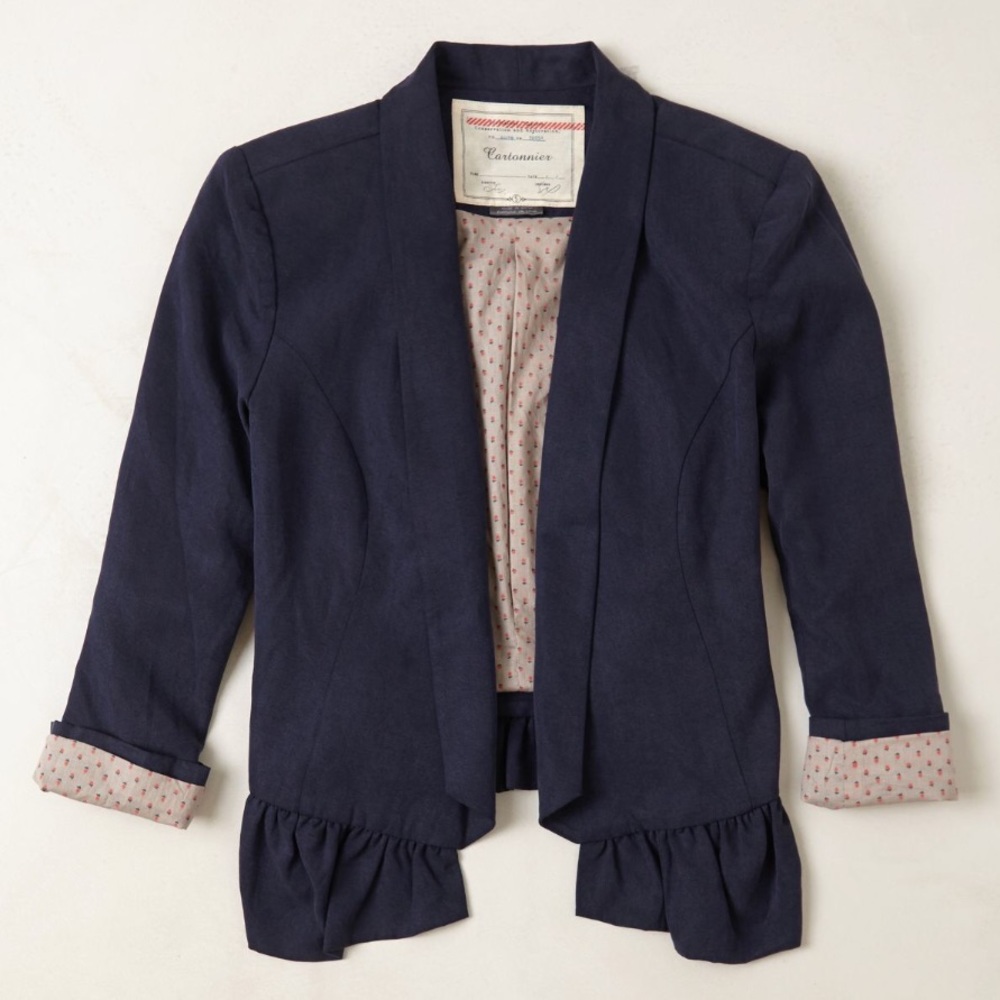 Cartonnier Ruffle Blazer